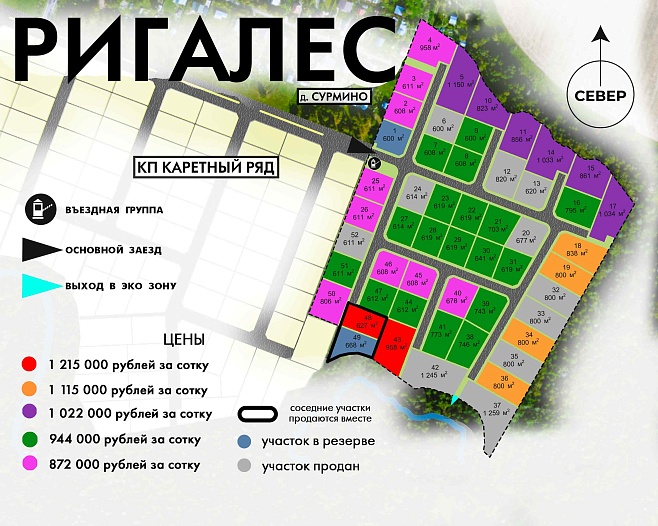 План и цены КП РигаЛес