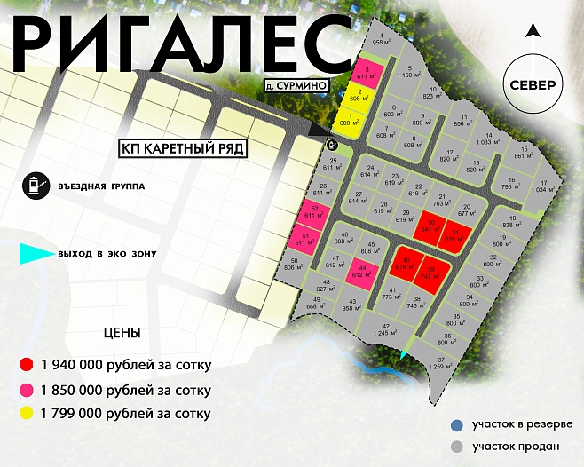 План и цены КП РигаЛес